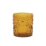 Glass Tealight Holder -Mustard